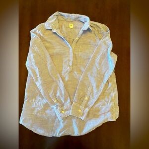 GAP Blue and White Striped Shirt